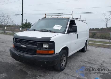 2007 Chevrolet Express Work Van from USA, damaged, VIN 1GCGG25V871198731